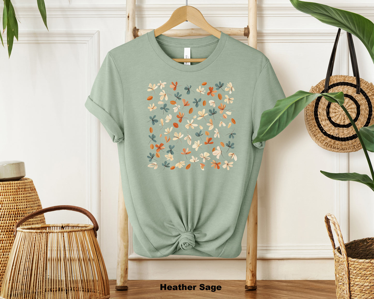 Wildflower Whispers Women's Floral Graphic Tee - Botanical Delight