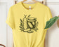 Zesty Pickle Pattern Crewneck T-Shirt - Bold and Briny Pickle Lover Apparel