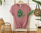 Watercolor Montesera Leaf Classic Unisex Soft Cotton Crewneck T-Shirt - Women's Trendy Fashion Piece