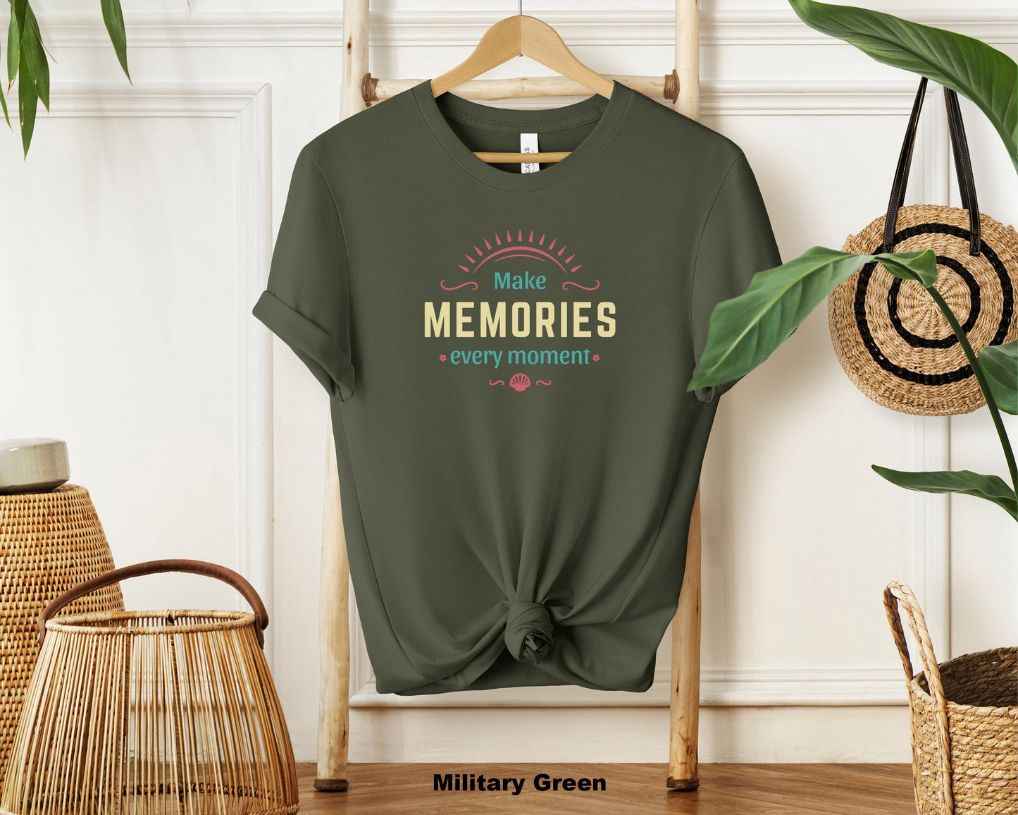 "Make Memories Every Moment Classic Unisex T-Shirt for Struggling Dreamers and Achievers"