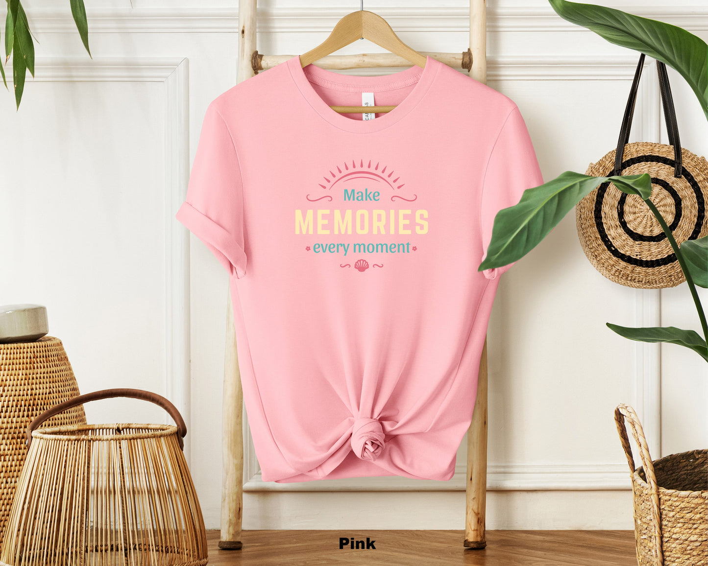 "Make Memories Every Moment Classic Unisex T-Shirt for Struggling Dreamers and Achievers"