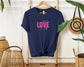 "Happiness Is Loving Myself" Inspirational Quote Classic Unisex T-Shirt in Soft Cotton - Motivational Tee for Self-Love Advocates