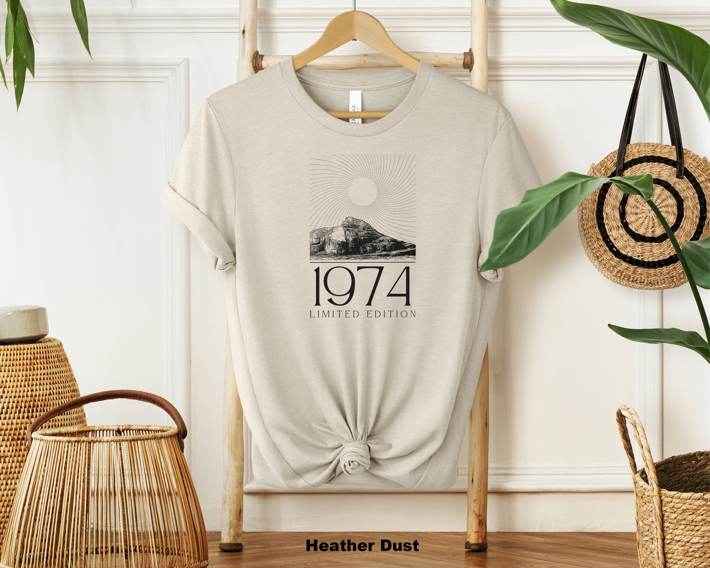 1974 Limited Edition 50th Birthday Unisex Soft Cotton Crewneck T-Shirt
