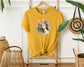 "Timeless Beauty Watercolor Design Soft Cotton T-shirt for Modern Fashion"