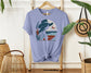 Chic Coastal Cowgirl Tee - Surf, Sand, and Style!