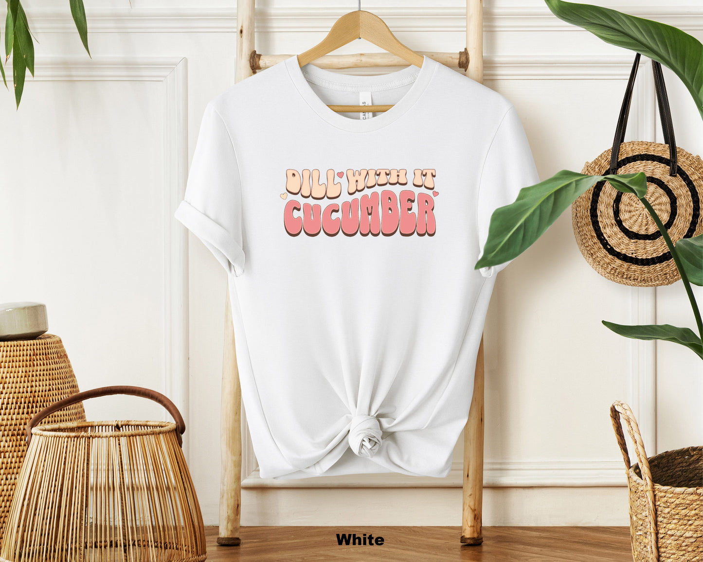 Pickle Perfection Crewneck Tee - Whimsical Pickle Design Shirt for Food Fanatics