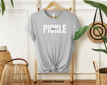 Pickle Party Crewneck T-Shirt - Cheeky Pickle Print Shirt for Pickle Enthusiasts